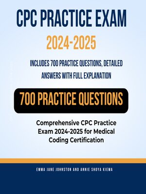 cover image of CPC Practice Exam 2024-2025